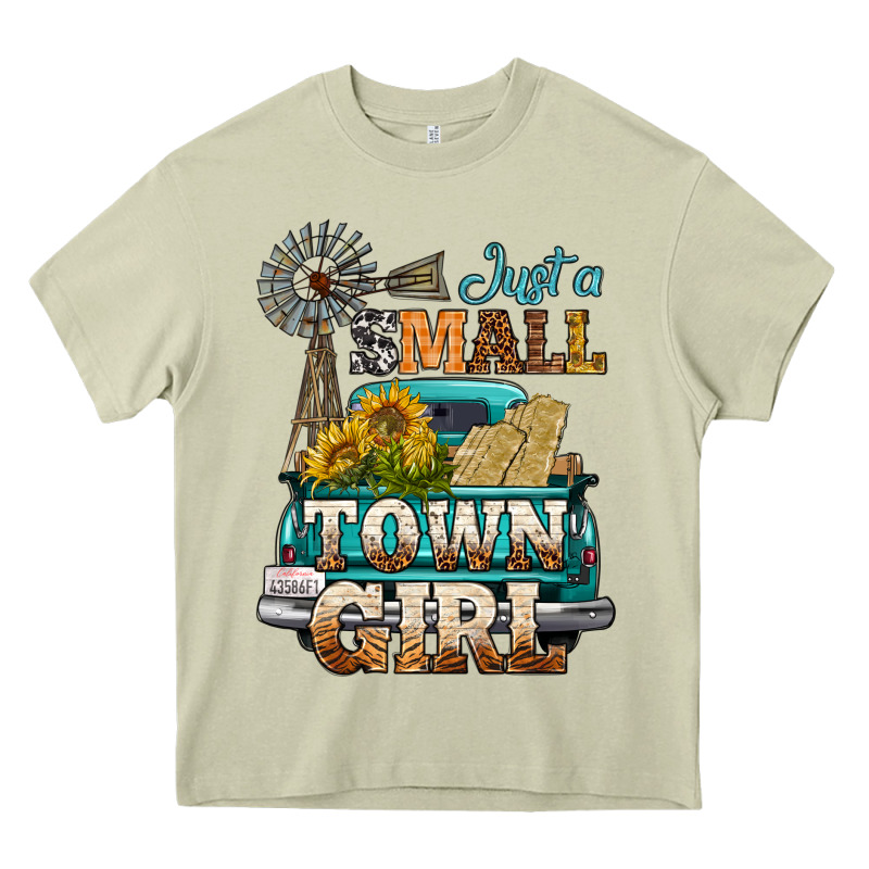 Just A Small Town Girl Windmill Heavy Core Tee by BundleAndBundleShop | Teevron