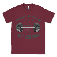 Burgundy push harder Classic Tee - Bettercallsaul
