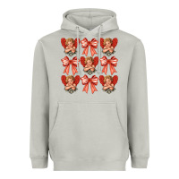 Moon Dust Valentines Eros and bow Heavyweight Hoodie - CowhideDigitalArt