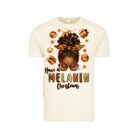 Vintage Arctic have a melanin christmas afro messy bun Vintage Tee - texasbilliewilder