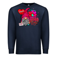 Navy happy valentines day Premium Sweatshirt - SublimationCraftShop
