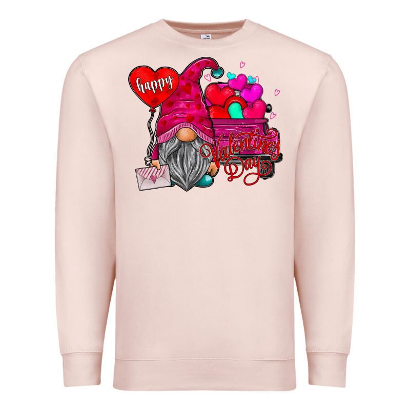 Happy Valentines Day Premium Sweatshirt by SublimationCraftShop | Teevron