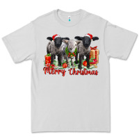 Dove Grey merry christmas baby sheeps Premium Tee - LillyAllenDesigns