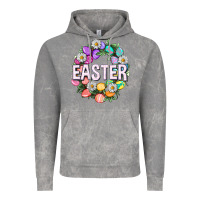 Cloud Rock Easter with eggs and daisy Easter Day Vintage Hoodie - HowdyJamesFarm