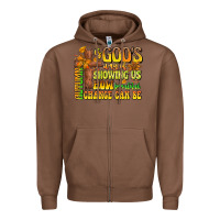 Chestnut Autumn Is God's way Of Showing Us How Beautiful Ch Zipper Hoodie - CowhideDigitalArt