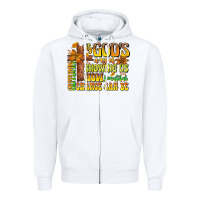 White Autumn Is God's way Of Showing Us How Beautiful Ch Zipper Hoodie - CowhideDigitalArt
