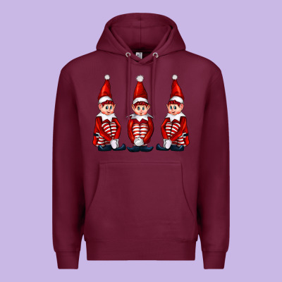 Christmas Elfs Premium Hoodie Designed By Fadigitalartstudio