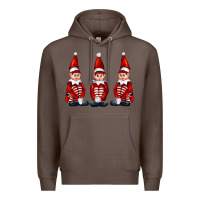 Coffee Christmas Elfs Premium Hoodie - FaDigitalArtStudio