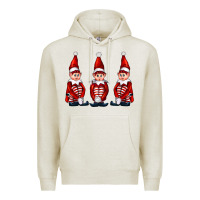 Oatmeal Heather Christmas Elfs Premium Hoodie - FaDigitalArtStudio