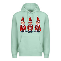 Seafoam Christmas Elfs Premium Hoodie - FaDigitalArtStudio