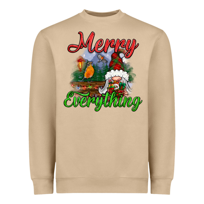 Merry Everything Heavyweight Sweatshirt by BundleAndBundleShop | Teevron