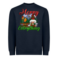 Navy merry everything Heavyweight Sweatshirt - BundleAndBundleShop