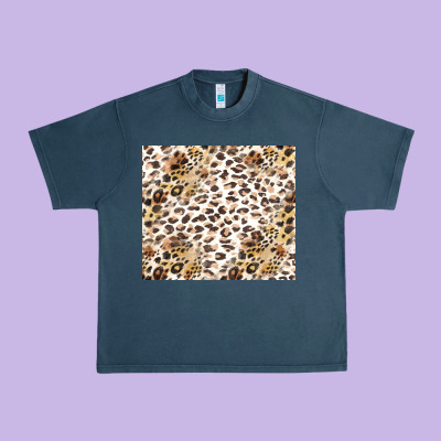 Leopard Urban Heavy Tee Designed By Tumblerdesignbyshophia