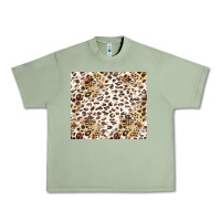 Oil Green leopard Urban Heavy Tee - TumblerDesignByShophia