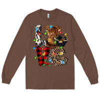 Chestnut love cow gnomies Long Sleeve Tee - CowGirlArtShop