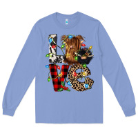 Colony Blue love cow gnomies Long Sleeve Tee - CowGirlArtShop