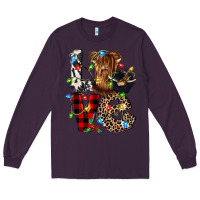 Plum love cow gnomies Long Sleeve Tee - CowGirlArtShop
