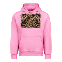 Fuchsia Pink handdrawn leopard pattern brown Urban Hoodie - BarkalooDesign