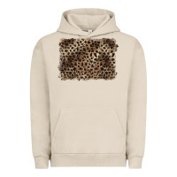 Pigment French Oak handdrawn leopard pattern brown Urban Hoodie - BarkalooDesign