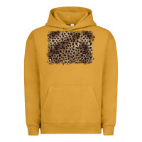 Pigment Peanut Butter handdrawn leopard pattern brown Urban Hoodie - BarkalooDesign