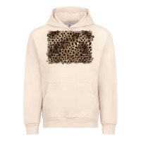 Sandshell handdrawn leopard pattern brown Urban Hoodie - BarkalooDesign