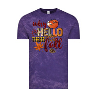 Cloud Purple Why hello there Fall Vintage Tee - NancyCooperArtShop