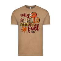 Vintage Coffee Why hello there Fall Vintage Tee - NancyCooperArtShop