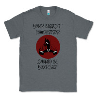 Charcoal Heather Your Biggest Competitor Classic Tee - Bettercallsaul
