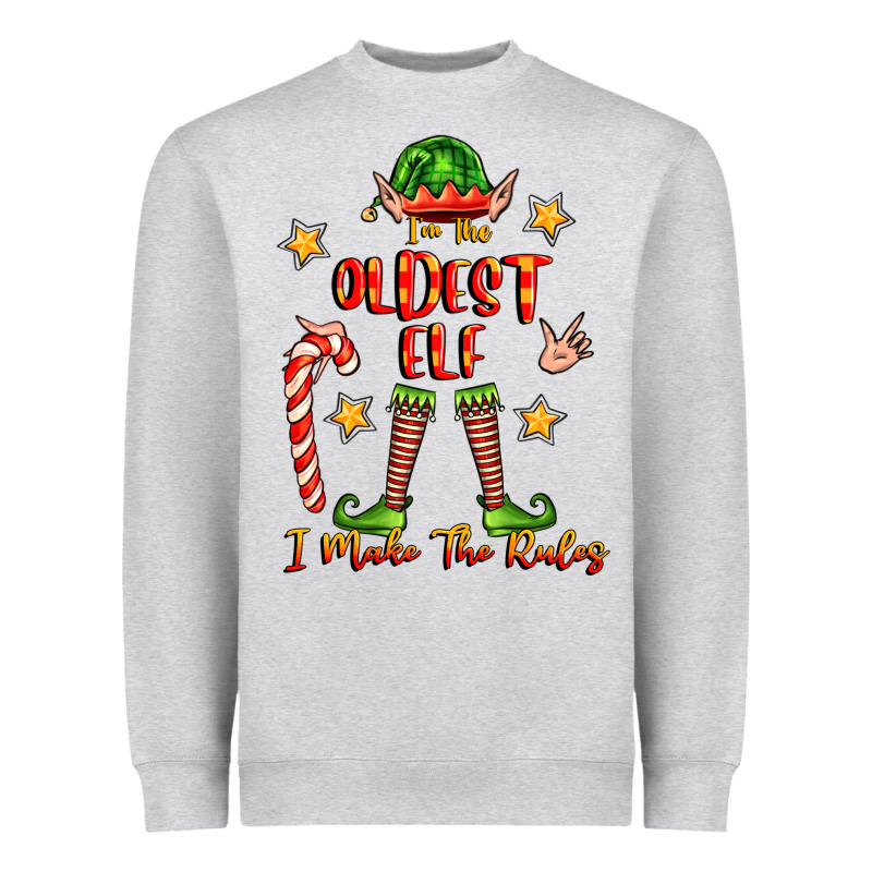 Im The Oldest Elf I Make The Rules Heavyweight Sweatshirt by FaDigitalArtStudio | Teevron