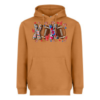 Meerkat Xox Football Heavyweight Hoodie - CowhideDigitalArt