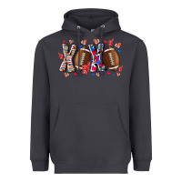 Smoke Xox Football Heavyweight Hoodie - CowhideDigitalArt