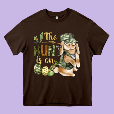 The Hunt Is On Heavy Core Tee Designed By Bundleandbundleshop