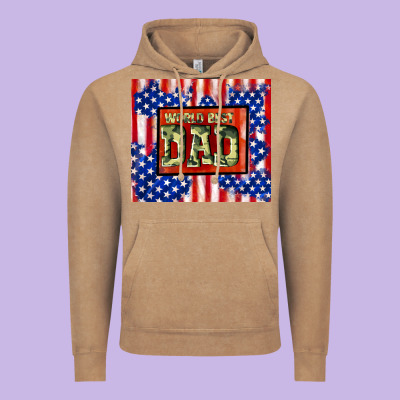 World Best Dad Vintage Hoodie Designed By Tumblerdesignbyshophia