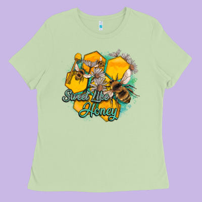 Sweet Like Honey Ladies Tee Designed By Artiststas