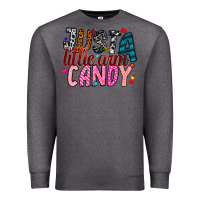 Charcoal Heather Just A Little Arm Candy Premium Sweatshirt - SublimationCraftShop