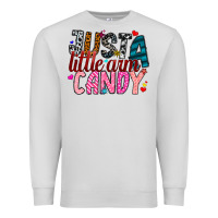 Dove Grey Just A Little Arm Candy Premium Sweatshirt - SublimationCraftShop