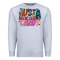 Heather Grey Just A Little Arm Candy Premium Sweatshirt - SublimationCraftShop