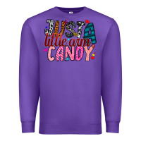 Purple Just A Little Arm Candy Premium Sweatshirt - SublimationCraftShop
