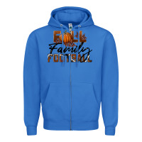 True Royal Fall Family Football Zipper Hoodie - LillyAllenDesigns