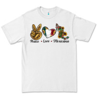 White Peace Love Mexicana Premium Tee - RanaPortraitStore