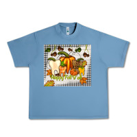 Pebble Blue happy fall y'all teeth Urban Heavy Tee - TumblerDesignByShophia