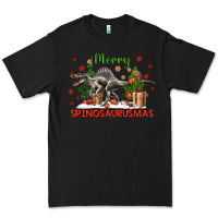 Black merry spinosaurusmas Premium Tee - LillyAllenDesigns