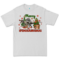Dove Grey merry spinosaurusmas Premium Tee - LillyAllenDesigns