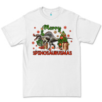White merry spinosaurusmas Premium Tee - LillyAllenDesigns