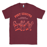 Burgundy pist idiots Classic Tee - lanVoArt