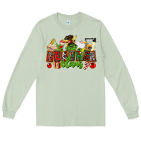 Matcha teacher claus christmas Long Sleeve Tee - CowGirlArtShop