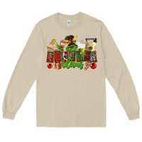 Mushroom teacher claus christmas Long Sleeve Tee - CowGirlArtShop