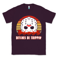 Plum Halloween Bitches Be Trippin Jason Mask Classic Tee - lanVoArt