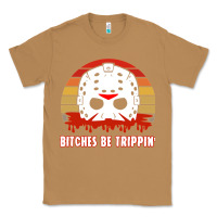 Toasted Coconut Halloween Bitches Be Trippin Jason Mask Classic Tee - lanVoArt