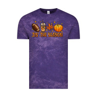 Cloud Purple Tis' the season Vintage Tee - NancyCooperArtShop